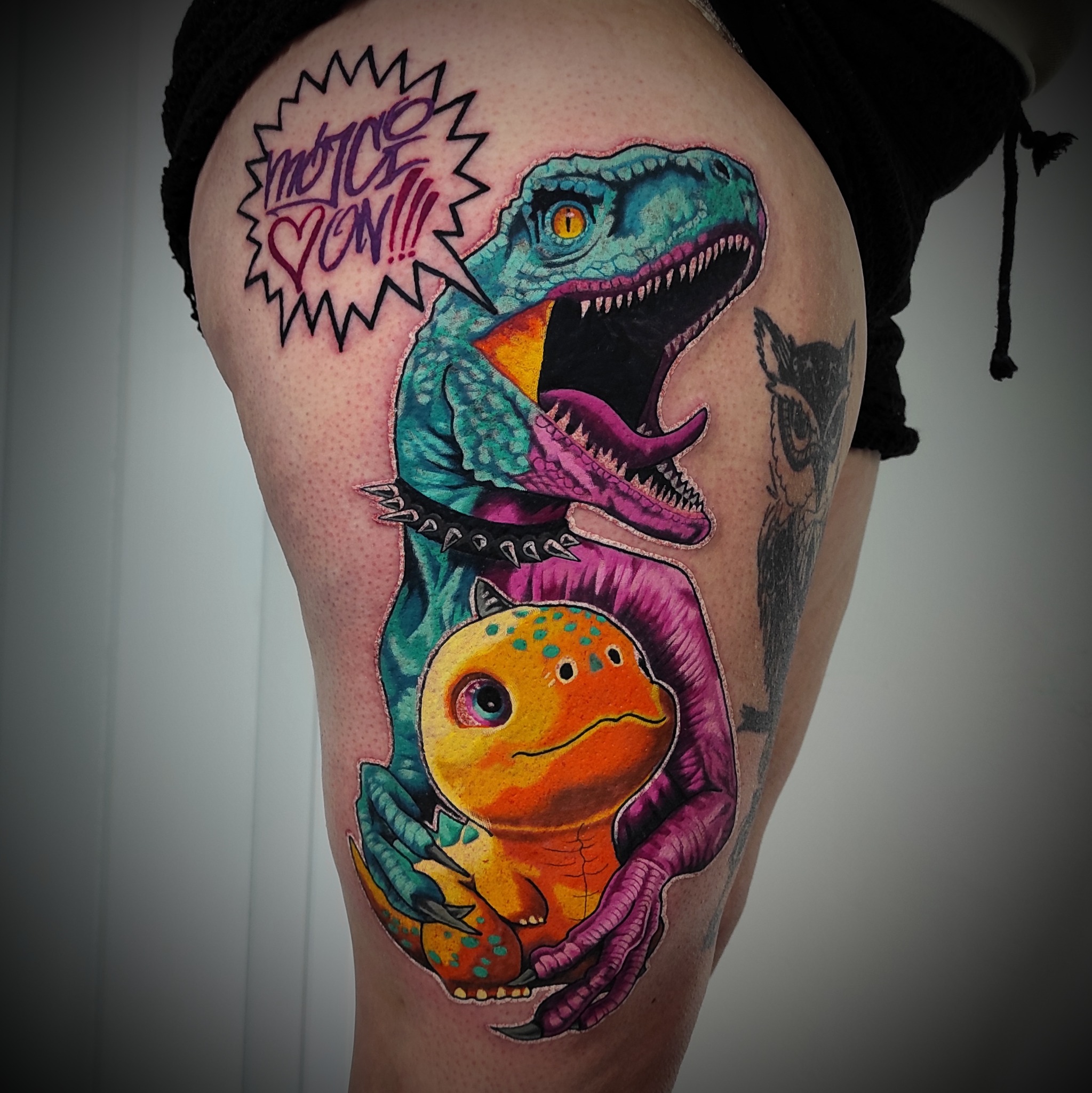 DINOCITYTATTOO – tatuaż dinozaura #3 – DINKZ ART