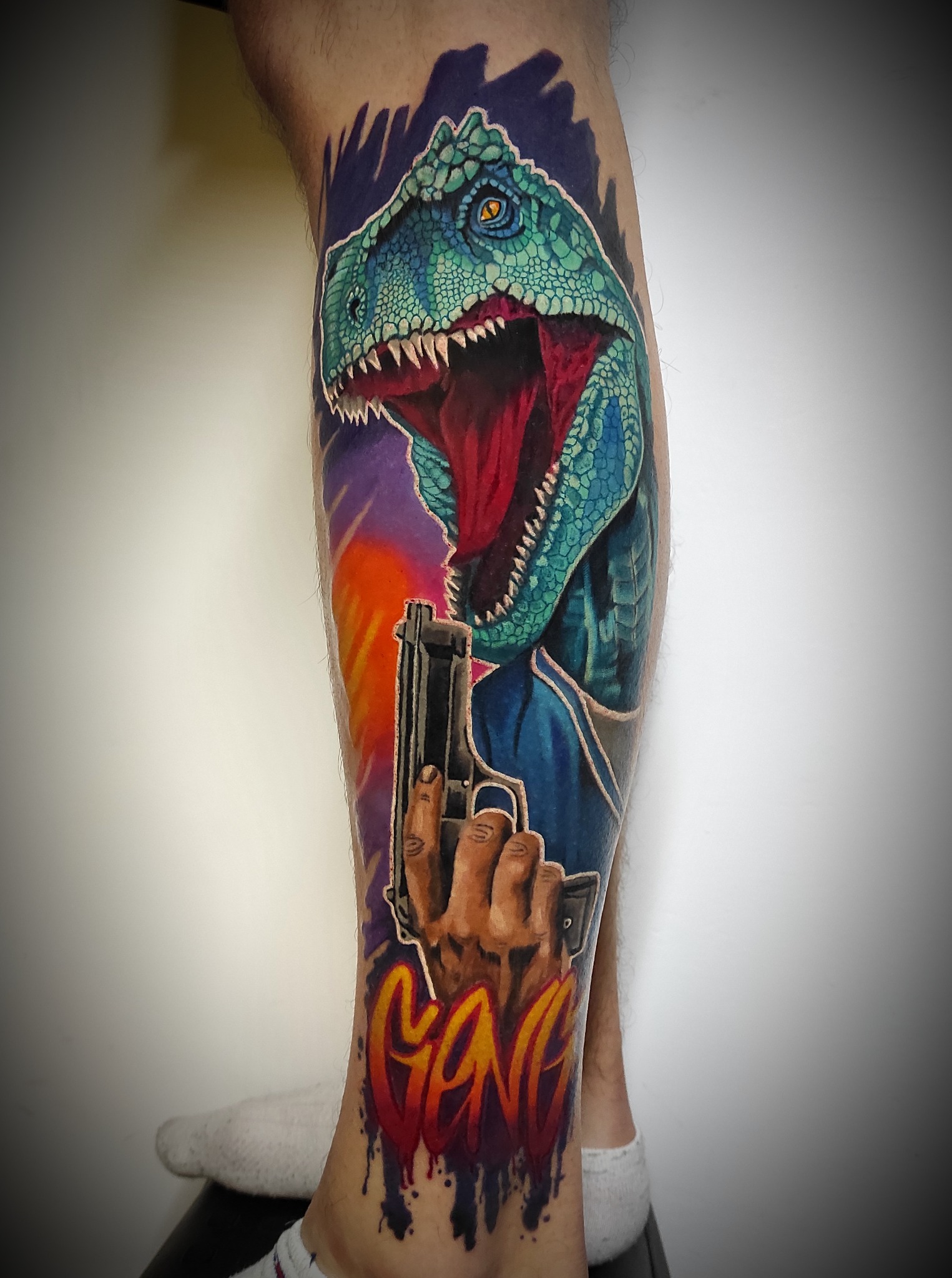 DINOCITYTATTOO – tatuaż dinozaura #5 – DINKZ ART