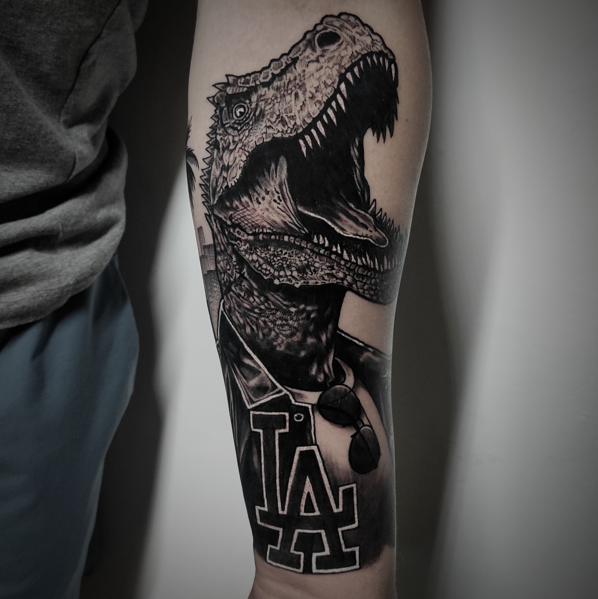 DINOCITYTATTOO – tatuaż dinozaura #11 – DINKZ ART