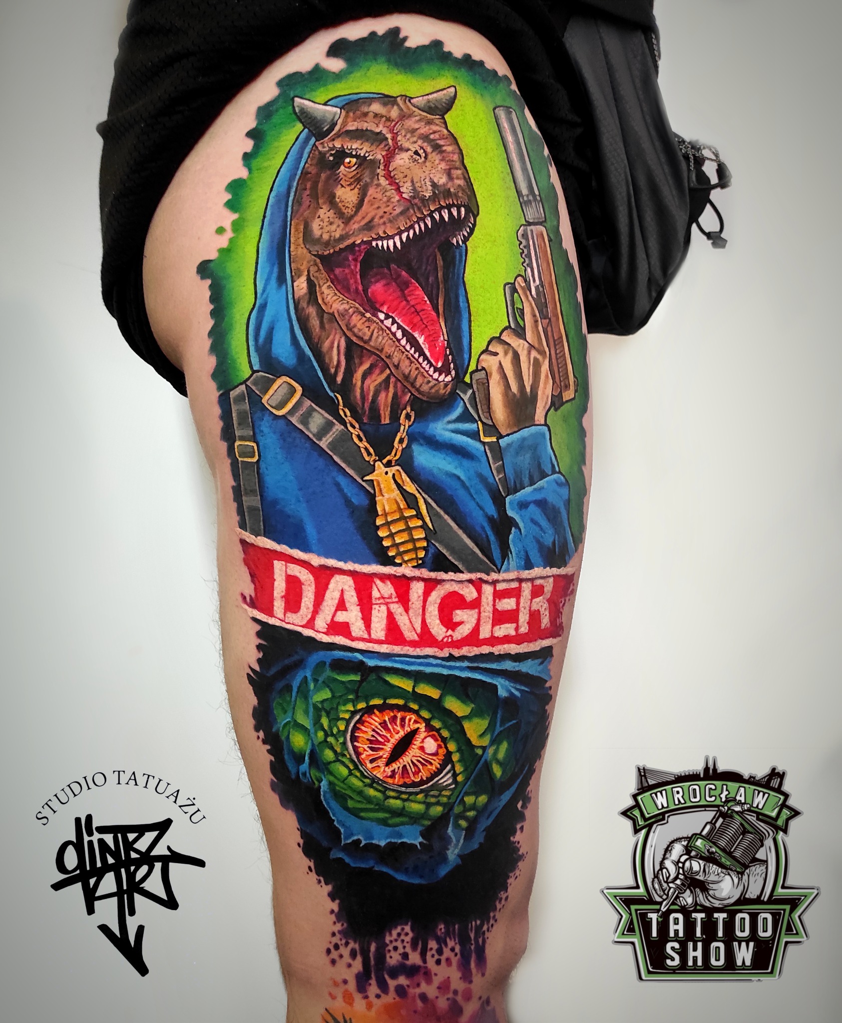 DINOCITYTATTOO – tatuaż dinozaura #12 – DINKZ ART