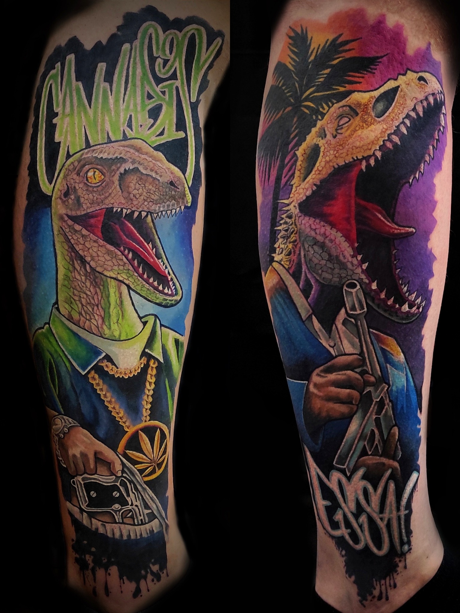 DINOCITYTATTOO – tatuaż dinozaura #13 – DINKZ ART