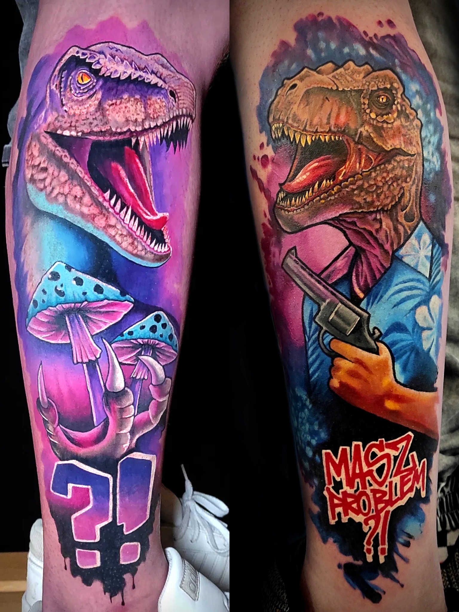 DINOCITYTATTOO – tatuaż dinozaura #14 – DINKZ ART