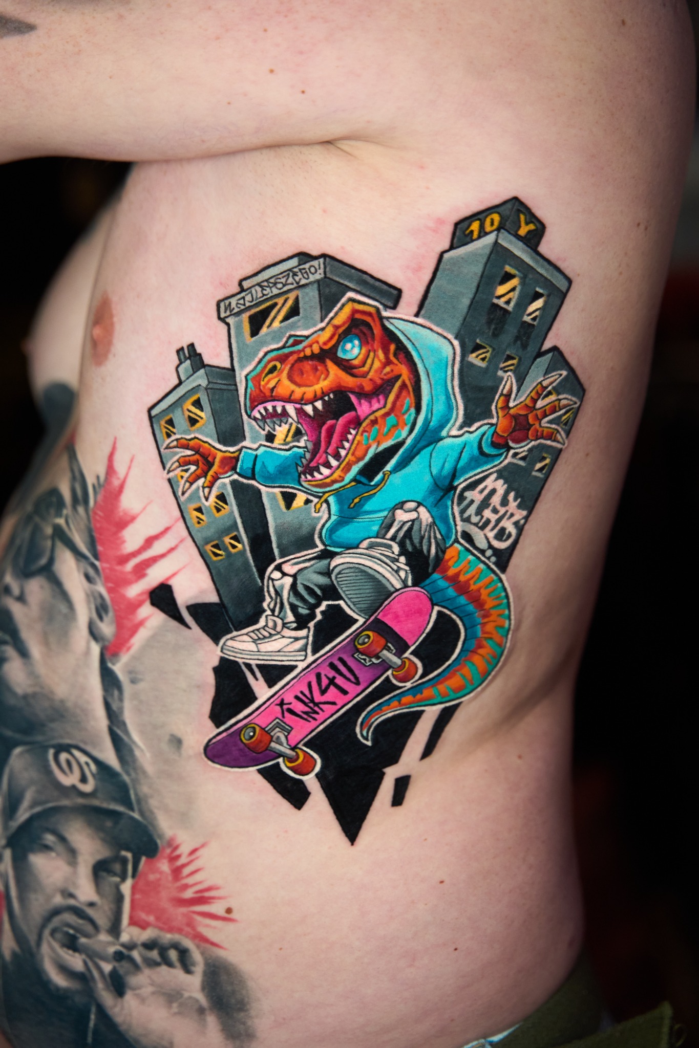 DINOCITYTATTOO – tatuaż dinozaura #16 – DINKZ ART