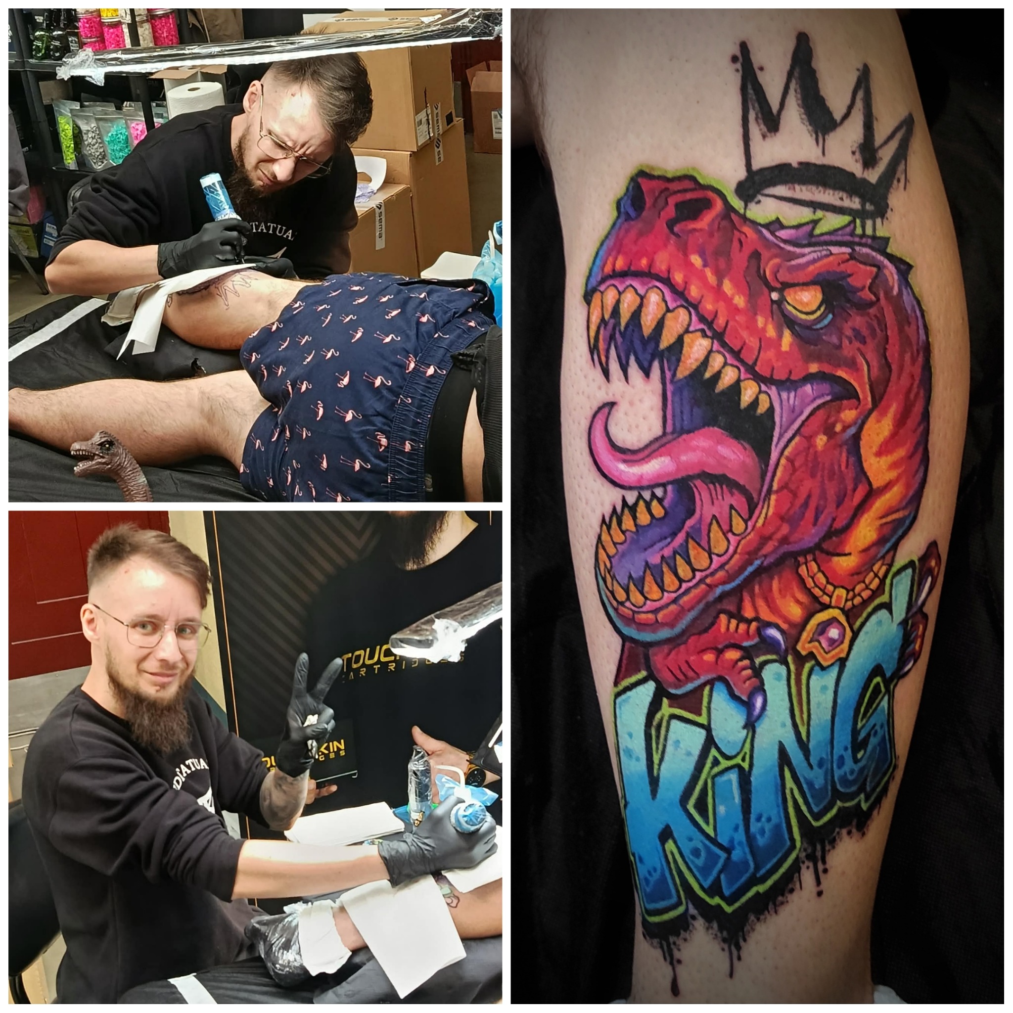 DINOCITYTATTOO – tatuaż dinozaura #17 – DINKZ ART