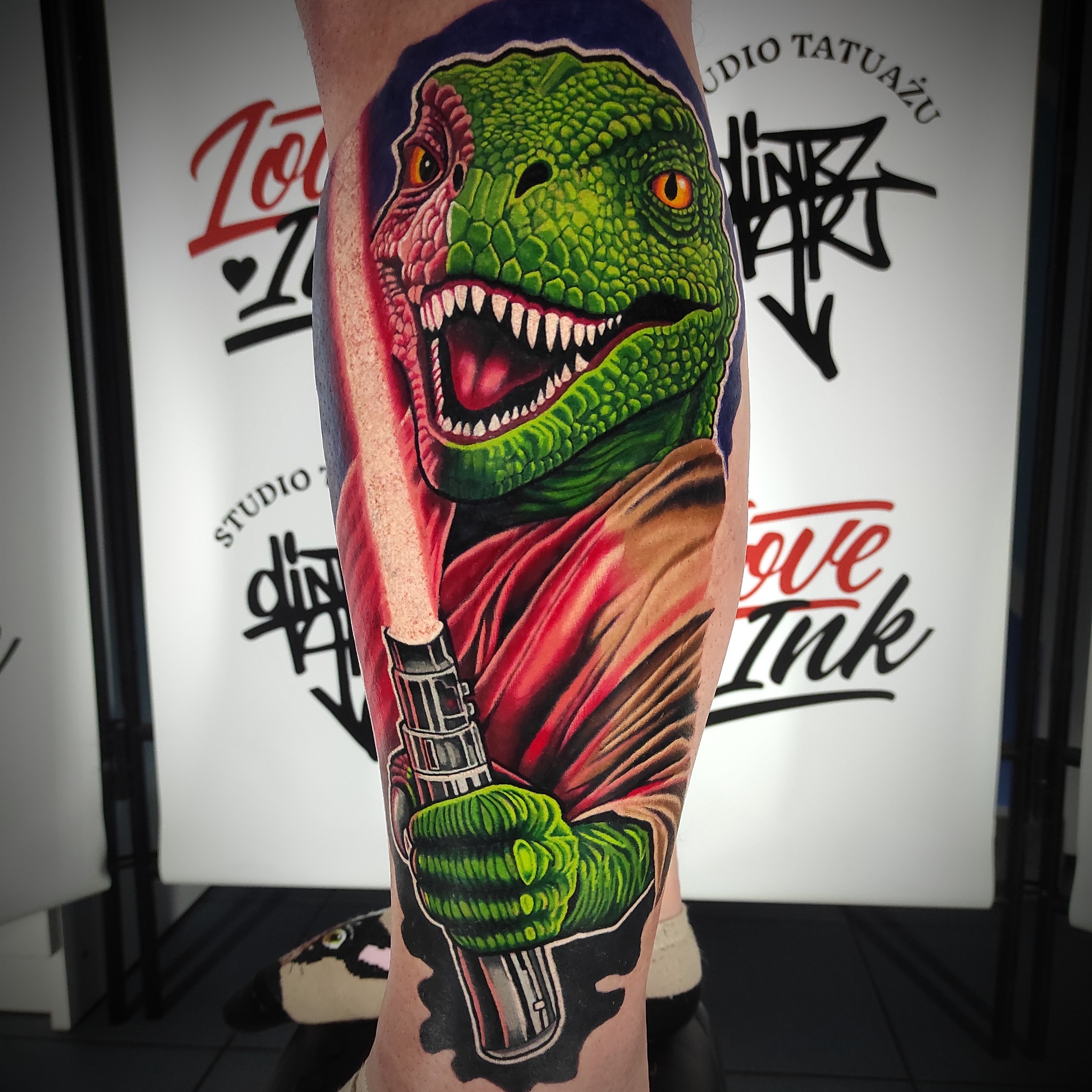 DINOCITYTATTOO – tatuaż dinozaura #19 – DINKZ ART