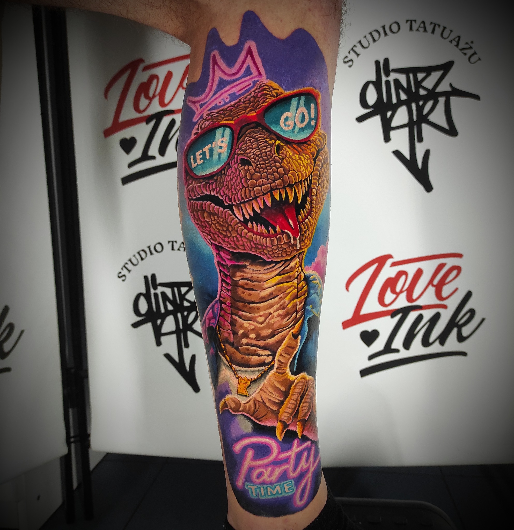 DINOCITYTATTOO – tatuaż dinozaura #20 – DINKZ ART